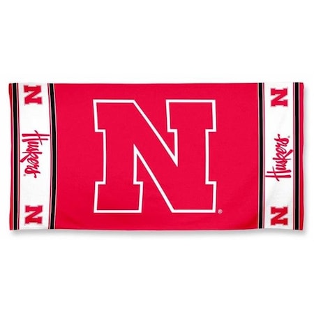 Nebraska Cornhuskers Towel 30x60 Beach Style